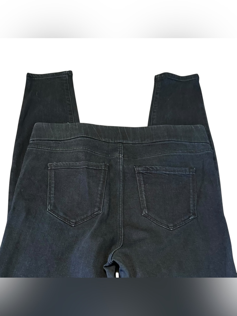Liverpool The Skinny Dark Wash High Rise Pull-On Jeans Size 10 - Picture 5 of 10
